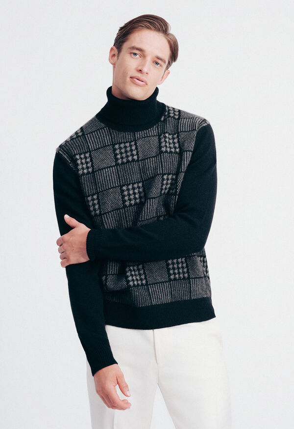 Paul Stuart Glen Plaid Turtleneck Sweater, image 2