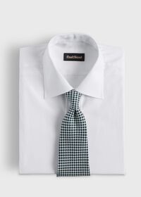 Paul Stuart Printed Silk Houndstooth Tie, thumbnail 1