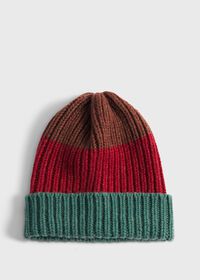 Paul Stuart Cashmere Tri Color Beanie, thumbnail 1