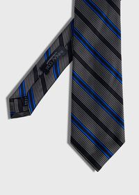 Paul Stuart Silk Woven Deco Stripe Tie, thumbnail 1