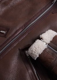 Paul Stuart Shearling Aviator Jacket, thumbnail 3