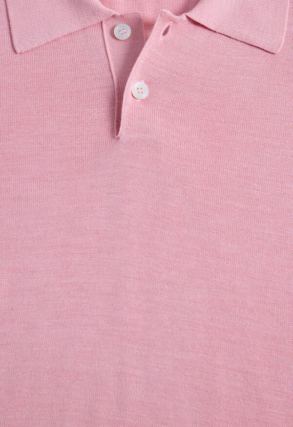 Paul Stuart Short Sleeve Silk Polo, image 2