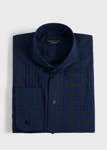 Paul Stuart Pleated Front Formal Shirt
