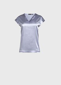 Paul Stuart Silk Cap Sleeve Top, thumbnail 1