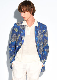 Paul Stuart Linen & Cotton Long Sleeve Polo, thumbnail 2