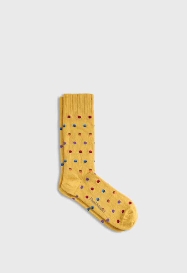 Paul Stuart Chunky Colorful Dot Sock, image 1
