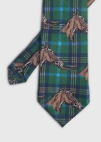 Paul Stuart Equestrian Print Tie, thumbnail 1
