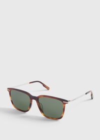 Paul Stuart ZEGNA Shiny Classic Havana Sunglasses, thumbnail 2