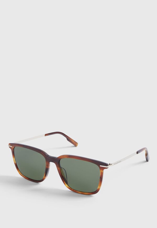 Paul Stuart ZEGNA Shiny Classic Havana Sunglasses, image 2