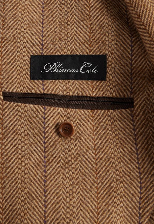 Paul Stuart Wool Deco Herringbone Jacket, image 3