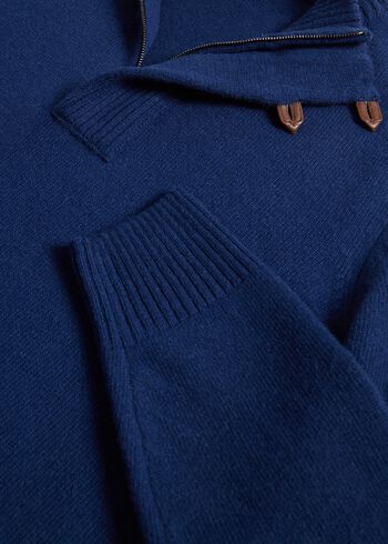 Paul Stuart Wool & Cashmere Quarter Zip Pullover