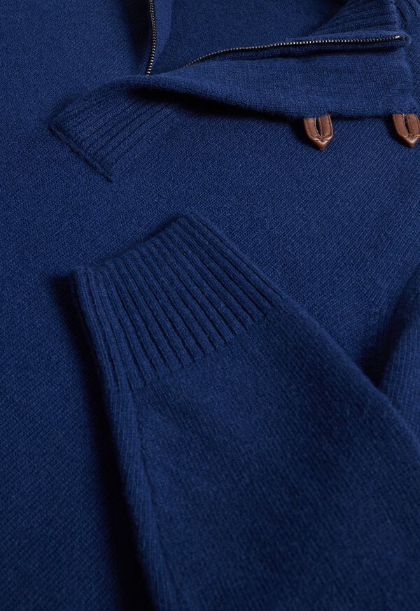 Paul Stuart Wool & Cashmere Quarter Zip Pullover, image 2