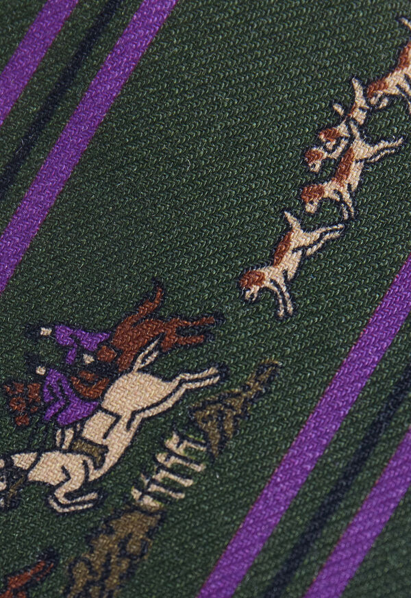 Paul Stuart Woven Silk Rider Motif Tie, image 3
