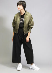 Paul Stuart Khaki Bomber Jacket, thumbnail 3