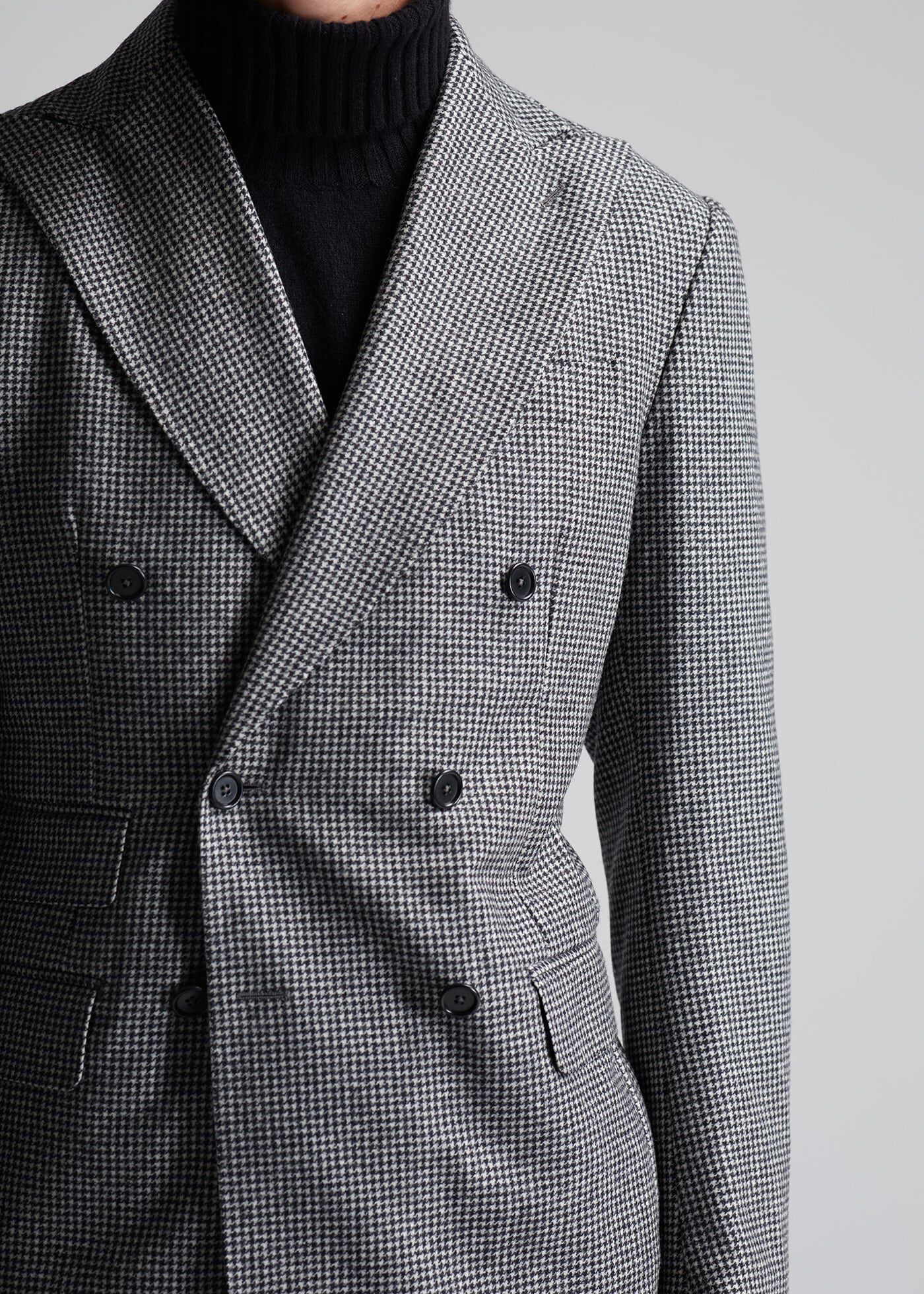 Houndstooth double breasted blazer online