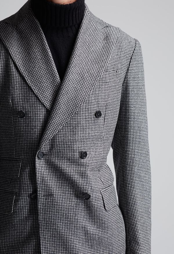 Paul Stuart Double Breasted Mini Houndstooth Suit, image 3