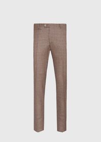 Paul Stuart Gun Check Plain Front Pant, thumbnail 1