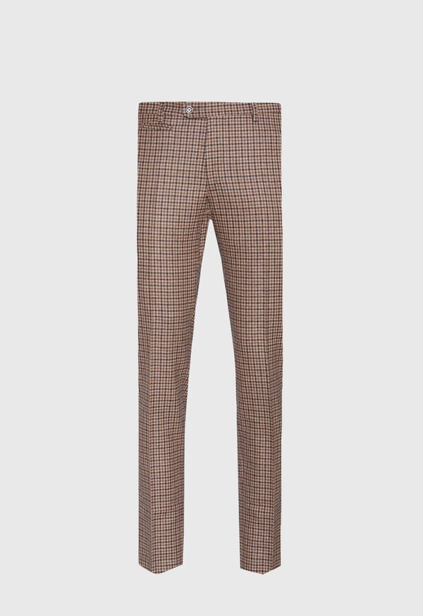 Paul Stuart Gun Check Plain Front Pant, image 1