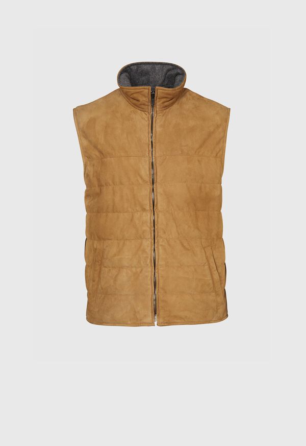 Paul Stuart Lambskin Reversible Vest
