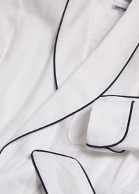 Paul Stuart Solid Linen Robe, thumbnail 5