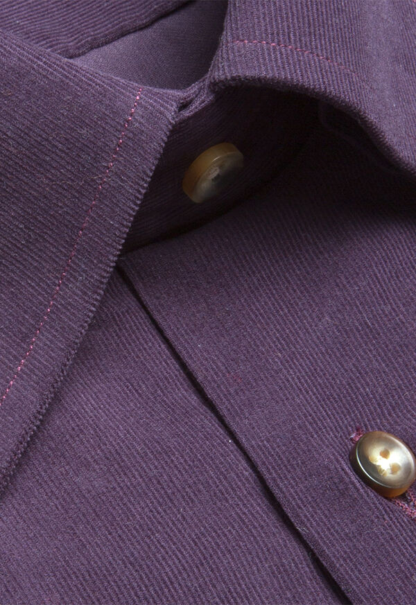 Paul Stuart Fine Wale  Corduroy Sport Shirt, image 2