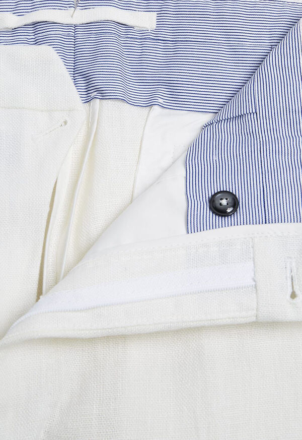 Paul Stuart White Linen Pant, image 2