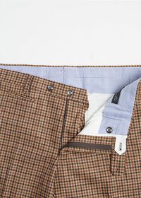 Paul Stuart Gun Check Plain Front Pant, thumbnail 2