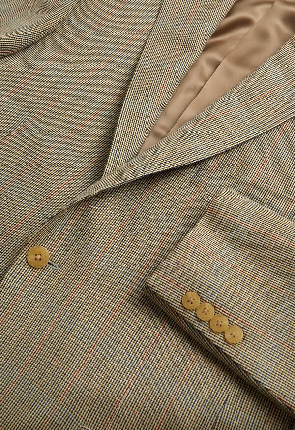 Paul Stuart Wool & Silk Multi Tic Stuart Jacket, image 2