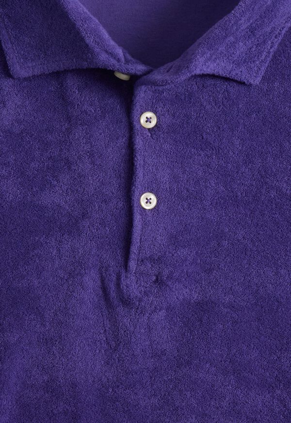 Paul Stuart Terry Cloth Short Sleeve Polo, image 2