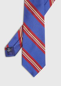 Paul Stuart Brown Deco Stripe Tie, thumbnail 1