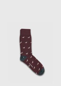 Paul Stuart Duck Motif Wool Sock, thumbnail 1
