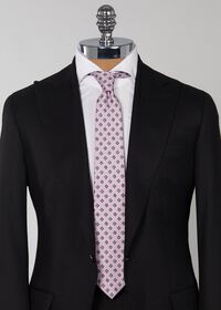 Paul Stuart Printed Hand Block Silk Tie, thumbnail 2