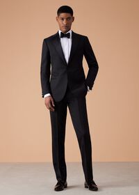 Paul Stuart Wool Tuxedo with Satin Notch Lapel, thumbnail 2