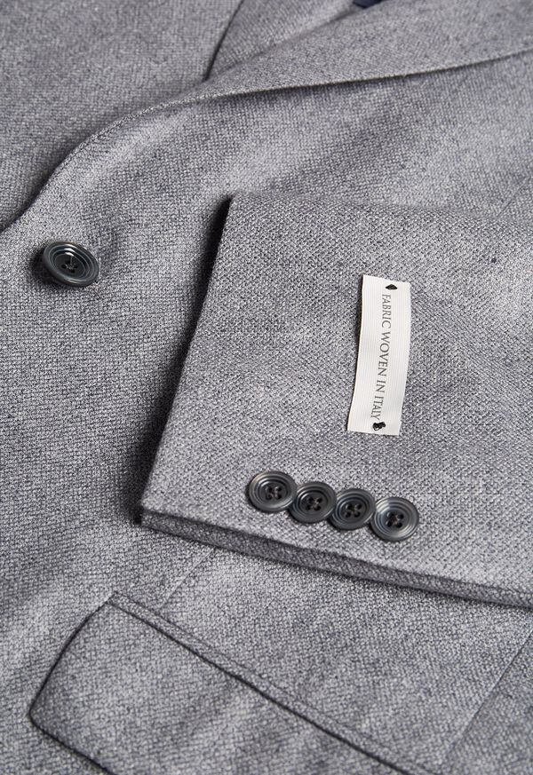 Paul Stuart Grey Solid Soft Jacket, image 2
