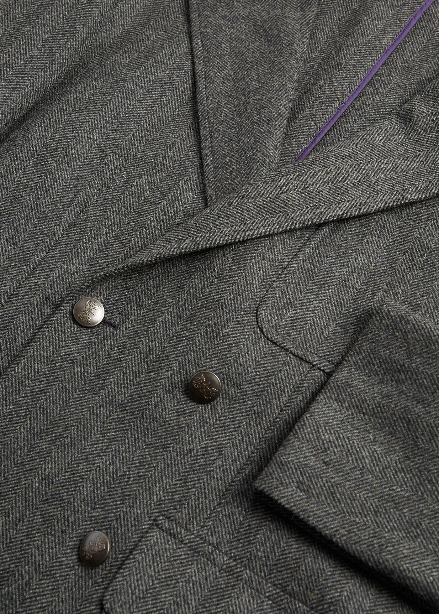 Herringbone Double Breasted Jacket Herringbone Double Breasted Jacket