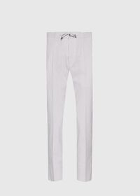 Paul Stuart Tan and White Drawstring Seersucker Pant, thumbnail 1