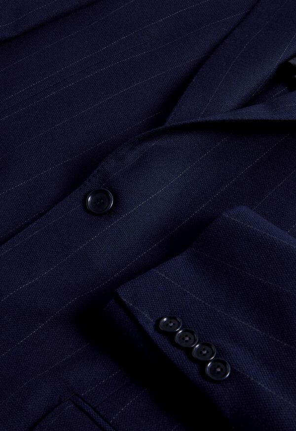 Paul Stuart Fainted Chalk Stripe Flannel Suit, image 4