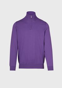 Paul Stuart Cotton Zipneck Pullover, thumbnail 1