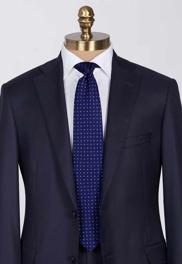 Paul Stuart Woven Silk Micro Medallion Tie, image 2