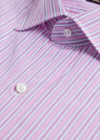 Paul Stuart Pink Narrow Stripe Dress shirt, thumbnail 2