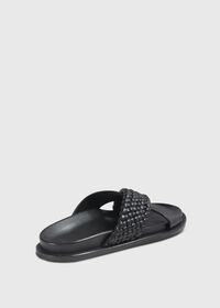 Paul Stuart Palau Woven Leather Slide, thumbnail 3