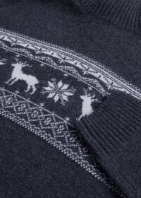 Paul Stuart Reindeer & Snowflake Turtleneck, thumbnail 4
