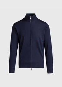 Paul Stuart Merino Wool Zip Cardigan, thumbnail 3