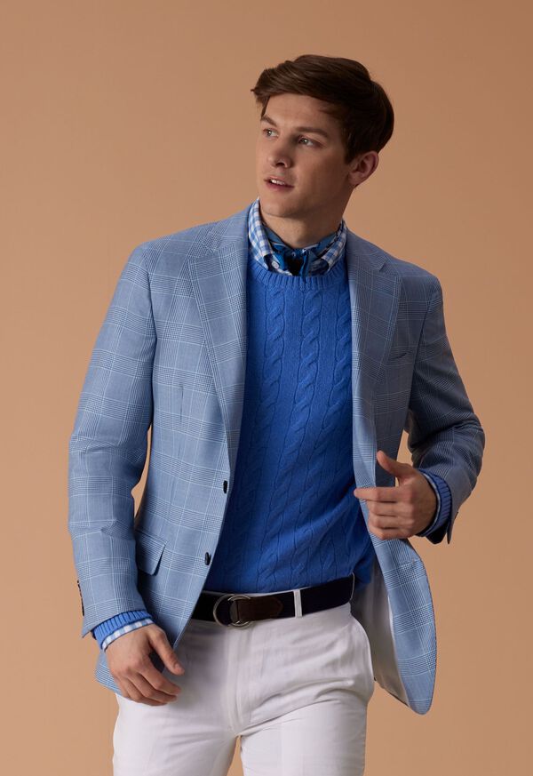 Paul Stuart Cashmere Glen Plaid Sport Jacket, image 2