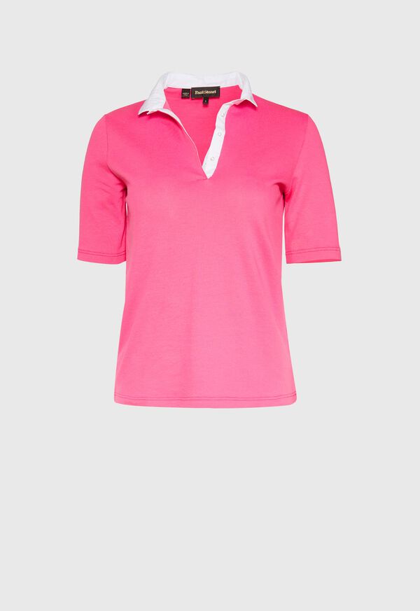 Paul Stuart Diamante Button Polo, image 2