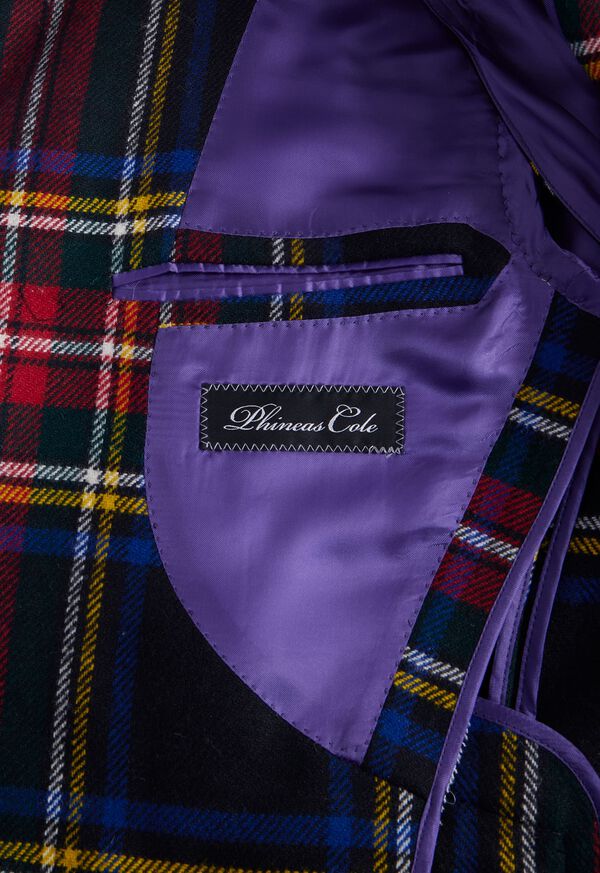 Paul Stuart Wool Plaid Dinner Jacket, image 5