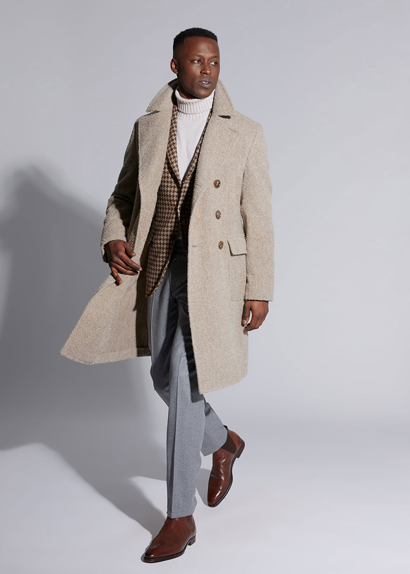 Casentino Double Breasted Overcoat