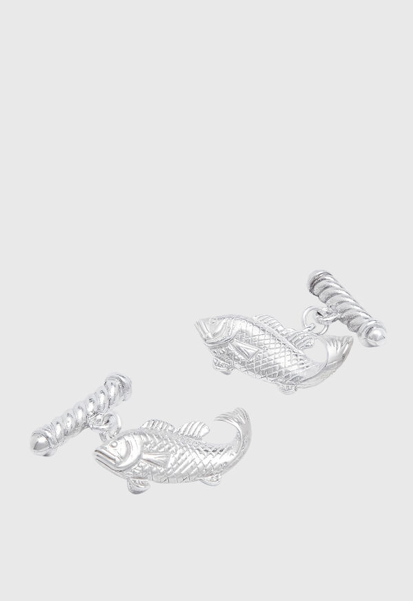 Paul Stuart Trout Cufflinks, image 1