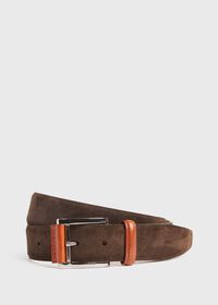 Paul Stuart 35 MM Suede With Leather Roller Buckle, thumbnail 1