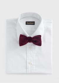 Paul Stuart Blunt Edge Cotton Velvet Bow Tie, thumbnail 2